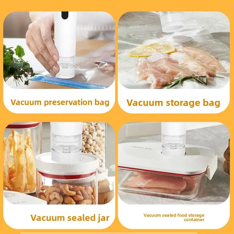 Portable Handheld Vacuum Sealer | Keep Food Fresh Longer