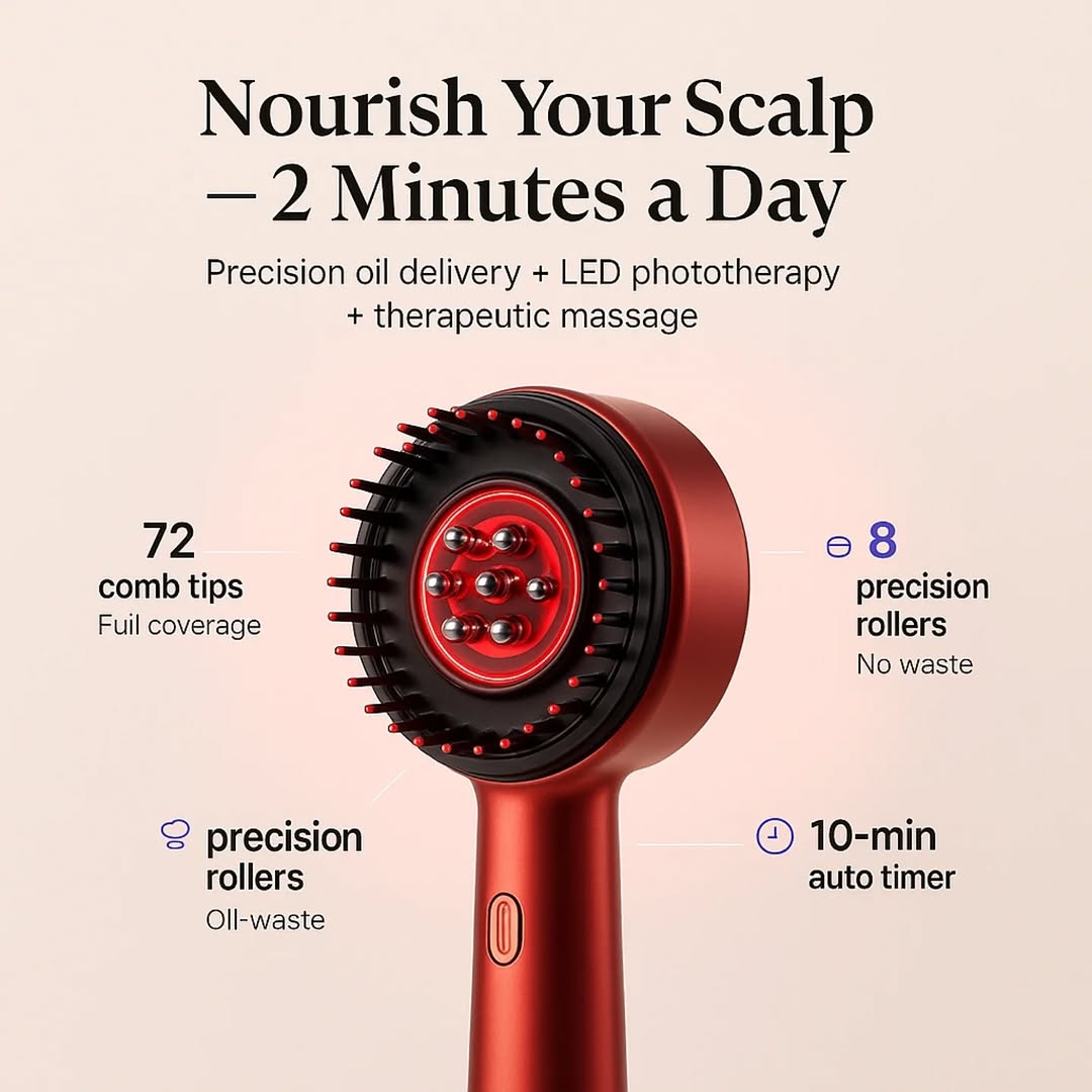 Smart Hair & Scalp Massage Brush