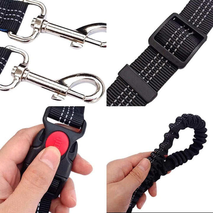 Adjustable Hands-Free Dog Leash with Harness