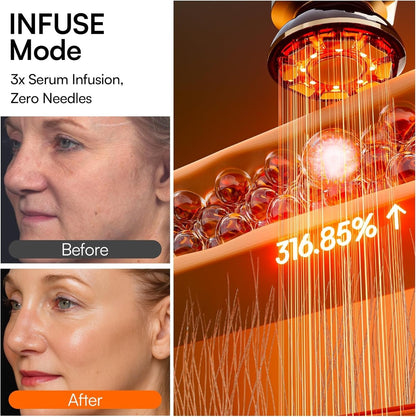 3-in-1 Red Light Therapy Facial Massager