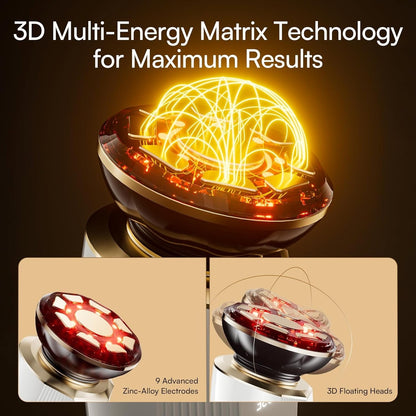 3-in-1 Red Light Therapy Facial Massager