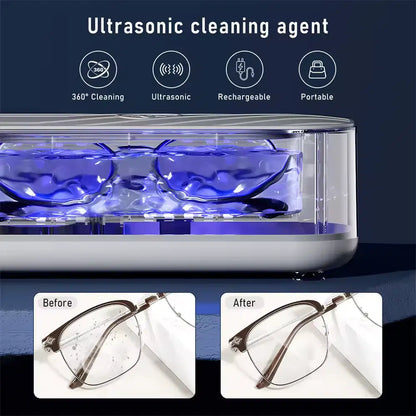 Ultrasonic Jewelry Cleaner for Glasses, Watches & Rings