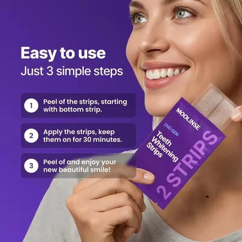 Teeth Whitening Strips for a Brighter Smile